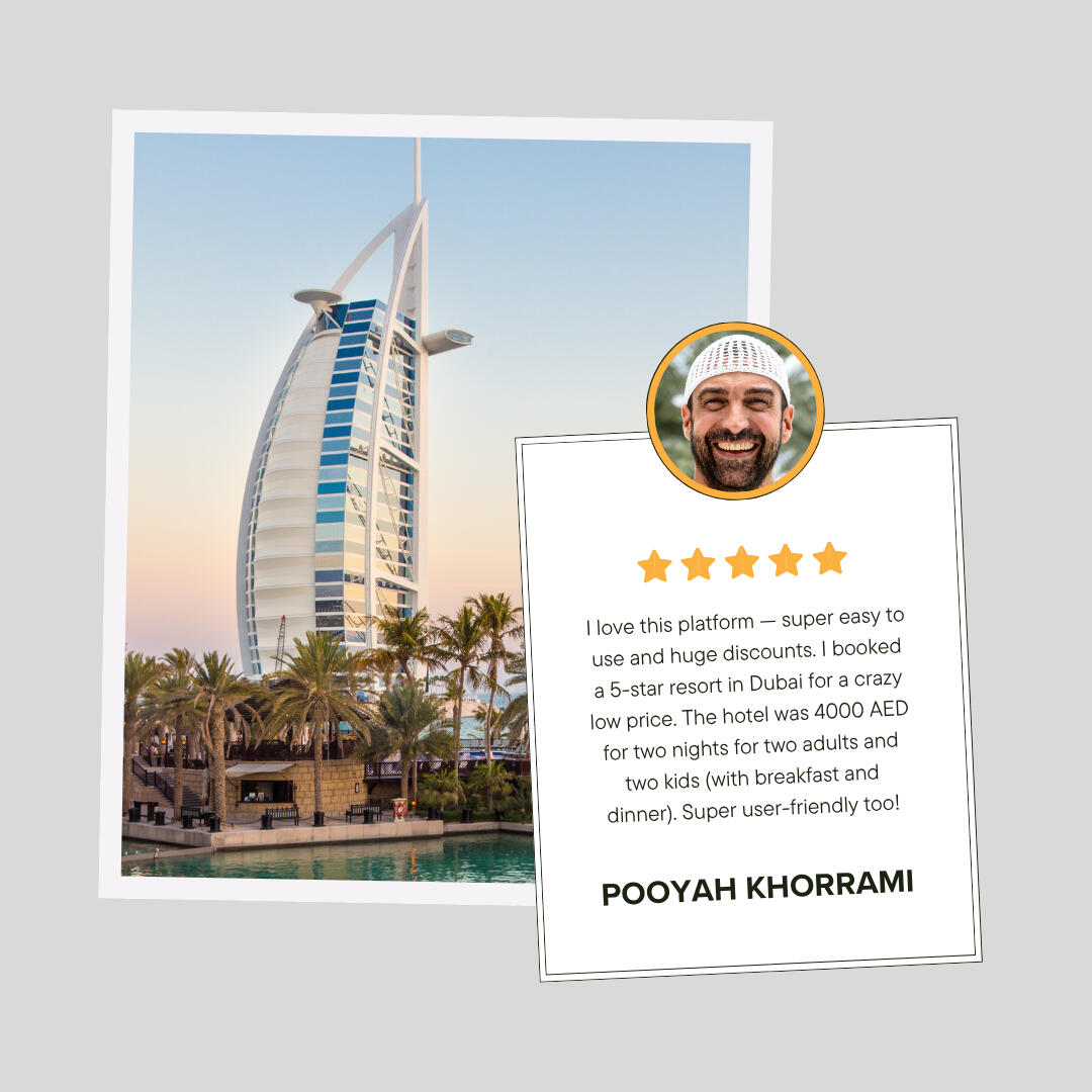 Pooyah Got a 5 Star Dubai Resort!